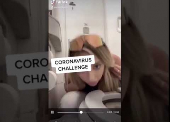 Какая-то дура запустила Coronavirus Challenge (вызов коронавирус)